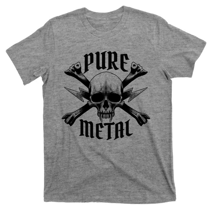 Pure Metal Skull Bone T-Shirt