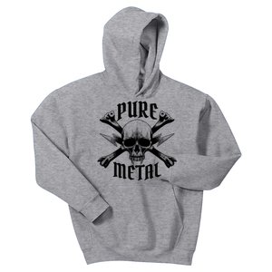 Pure Metal Skull Bone Kids Hoodie