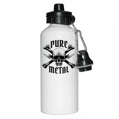 Pure Metal Skull Bone Aluminum Water Bottle 