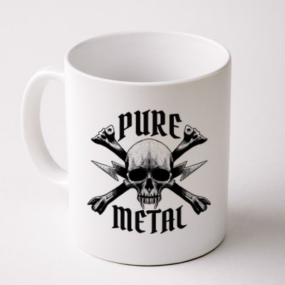 Pure Metal Skull Bone Coffee Mug