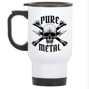 Pure Metal Skull Bone Stainless Steel Travel Mug