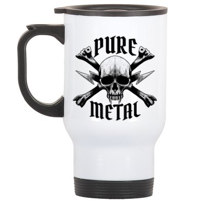 Pure Metal Skull Bone Stainless Steel Travel Mug