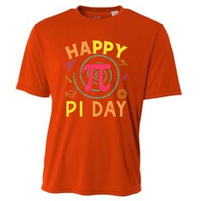 Pi Math Science STEM Gift 3.14 Pi Day Vintage Retro Cooling Performance Crew T-Shirt