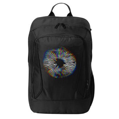 Psychedelic Mushroom Spore Mushroom Magic Present City Backpack