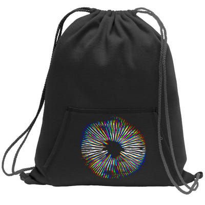 Psychedelic Mushroom Spore Mushroom Magic Present Sweatshirt Cinch Pack Bag