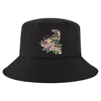 Possum Mentally Sick Physically Thick Cool Comfort Performance Bucket Hat