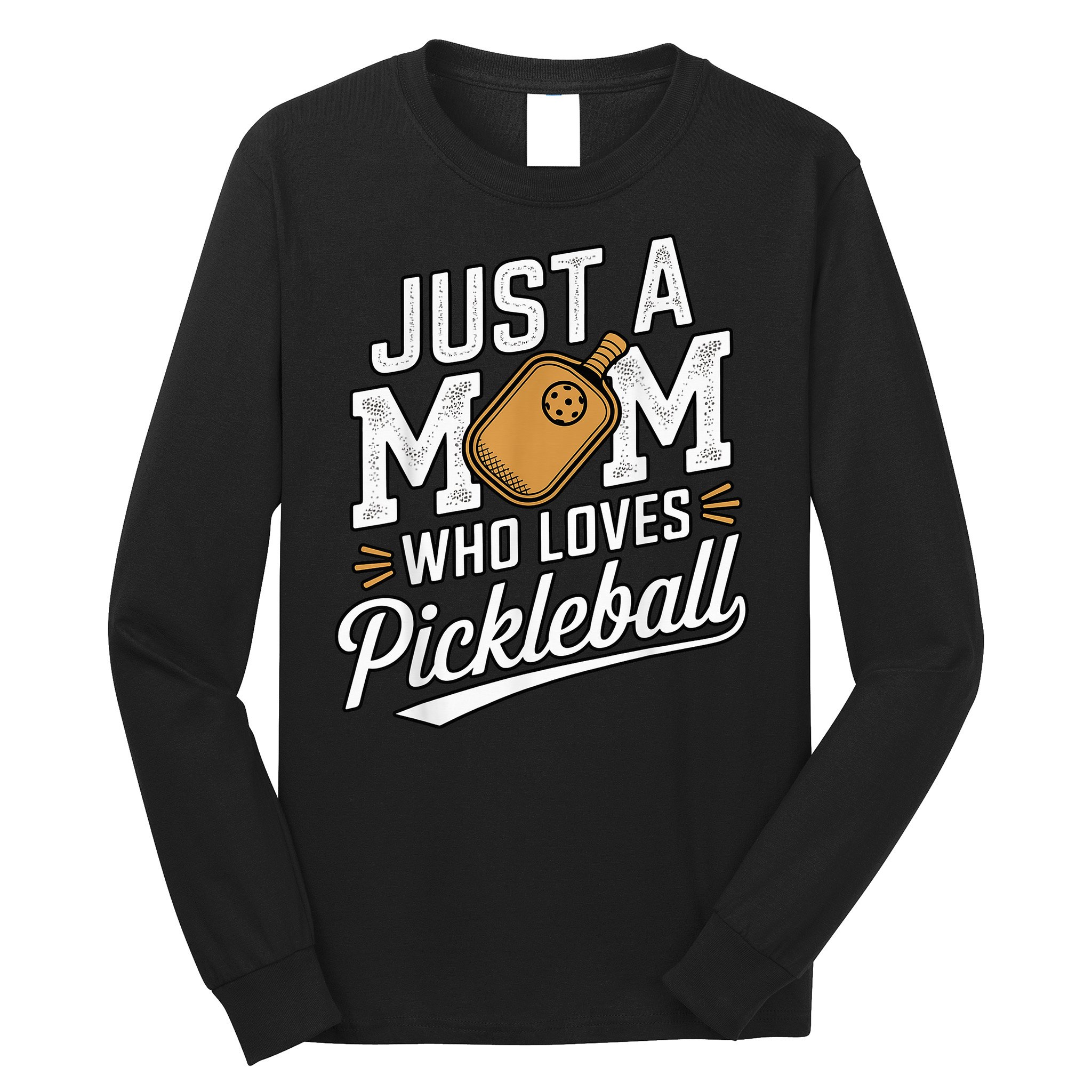 Pickleball Mom Sports Lover Paddle Mother Mama Long Sleeve Shirt