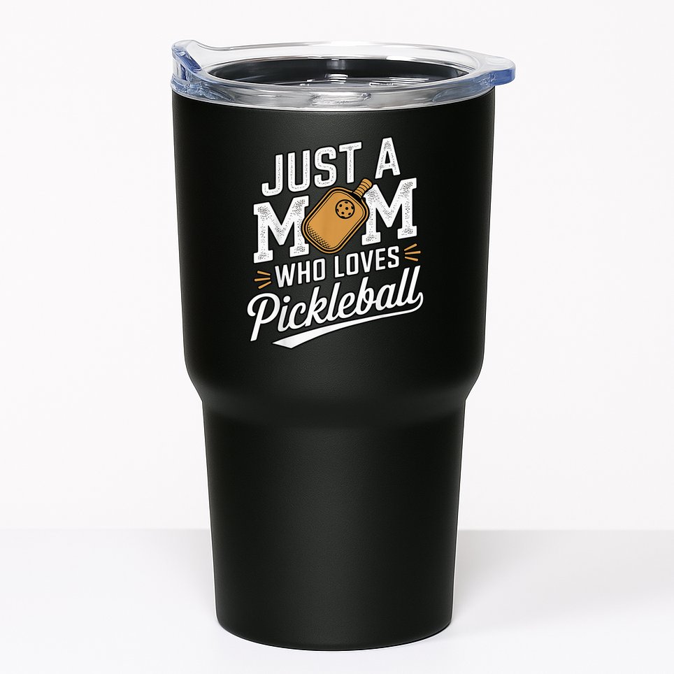 Pickleball Mom Sports Lover Paddle Mother Mama Tumbler