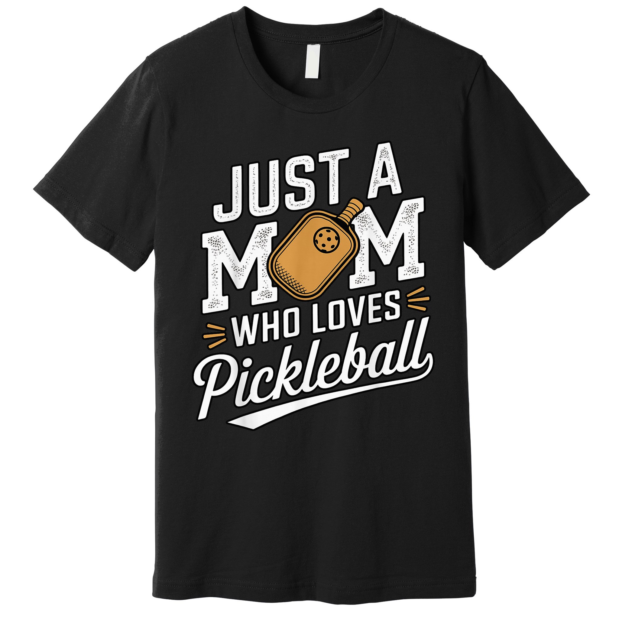 Pickleball Mom Sports Lover Paddle Mother Mama Premium T-Shirt