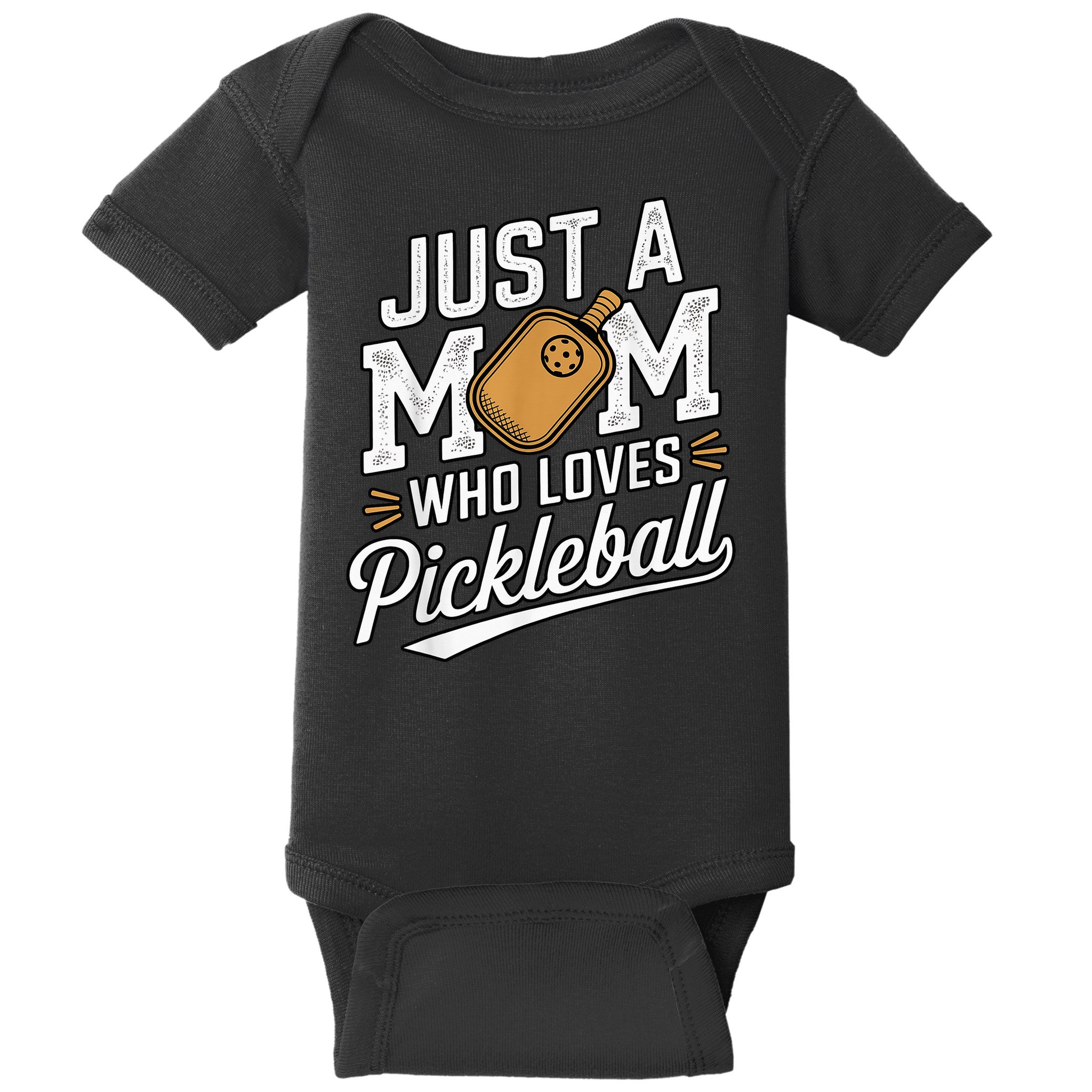 Pickleball Mom Sports Lover Paddle Mother Mama Baby Bodysuit