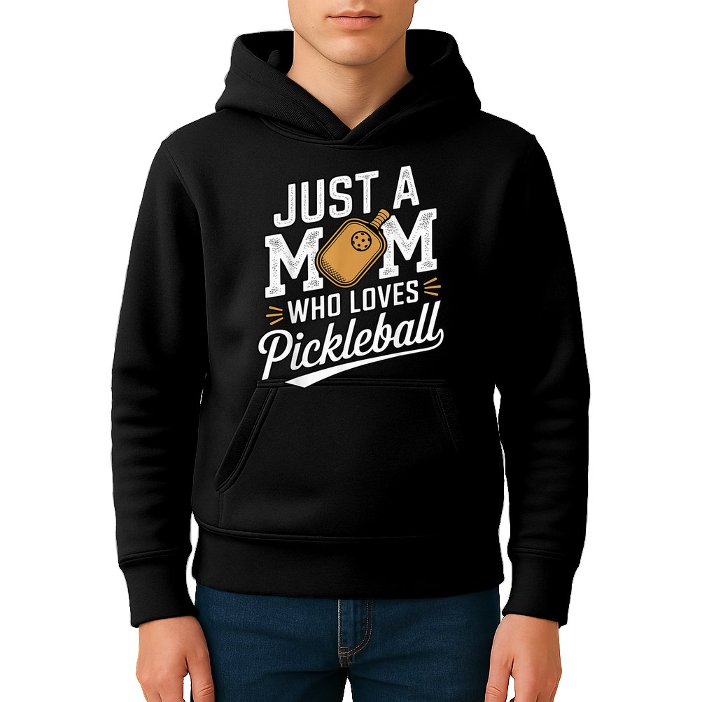 Pickleball Mom Sports Lover Paddle Mother Mama Kids Hoodie