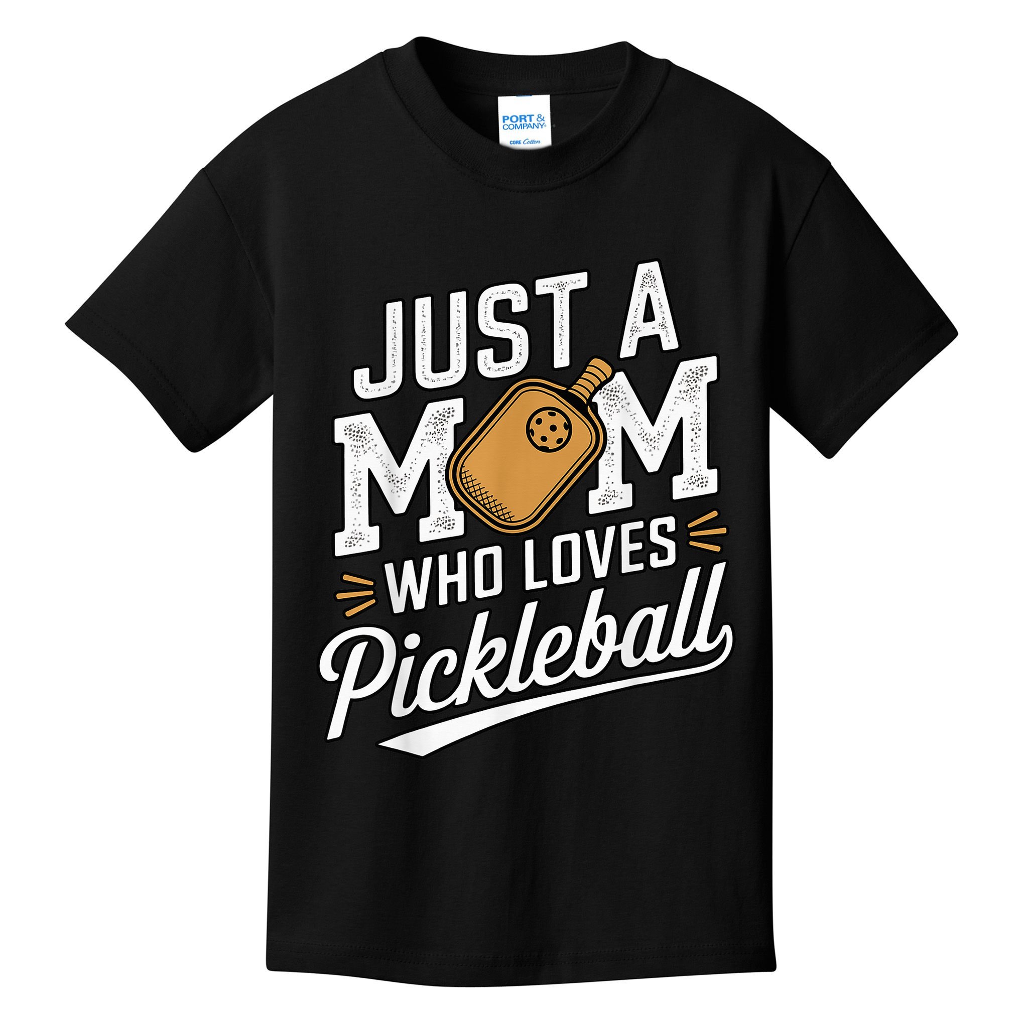 Pickleball Mom Sports Lover Paddle Mother Mama Kids T-Shirt