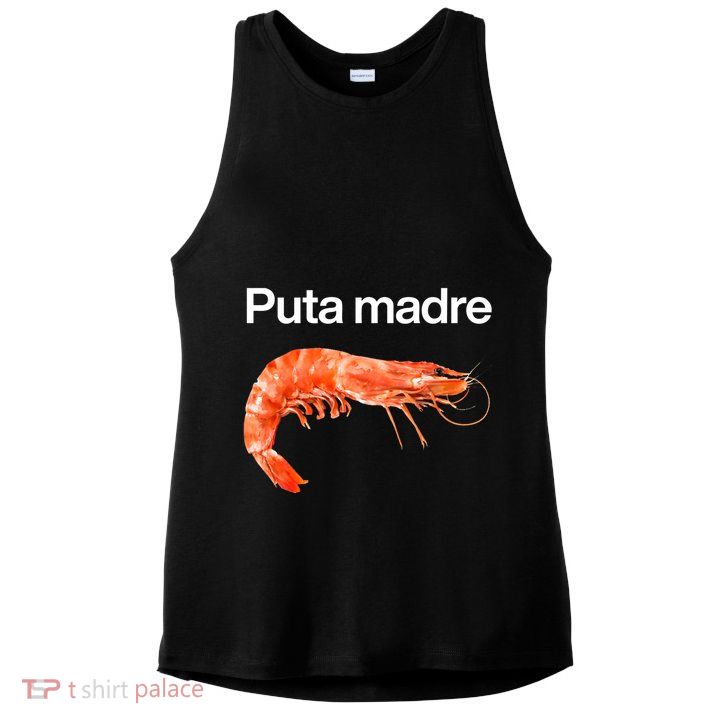 Puta Madre Shrimp Ladies PosiCharge Tri-Blend Wicking Tank