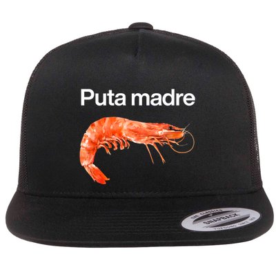 Puta Madre Shrimp Flat Bill Trucker Hat