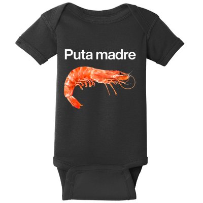 Puta Madre Shrimp Baby Bodysuit