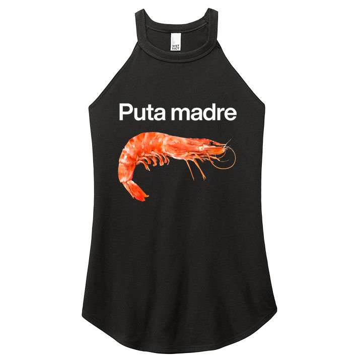 Puta Madre Shrimp Women's Perfect Tri Rocker Tank