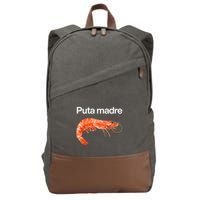 Puta Madre Shrimp Cotton Canvas Backpack