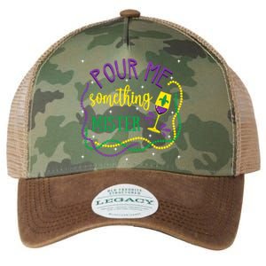 Pour Me Something Mister Mardi Gras Carnival Costume Gift Legacy Tie Dye Trucker Hat