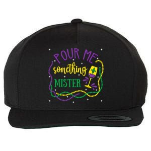 Pour Me Something Mister Mardi Gras Carnival Costume Gift Wool Snapback Cap