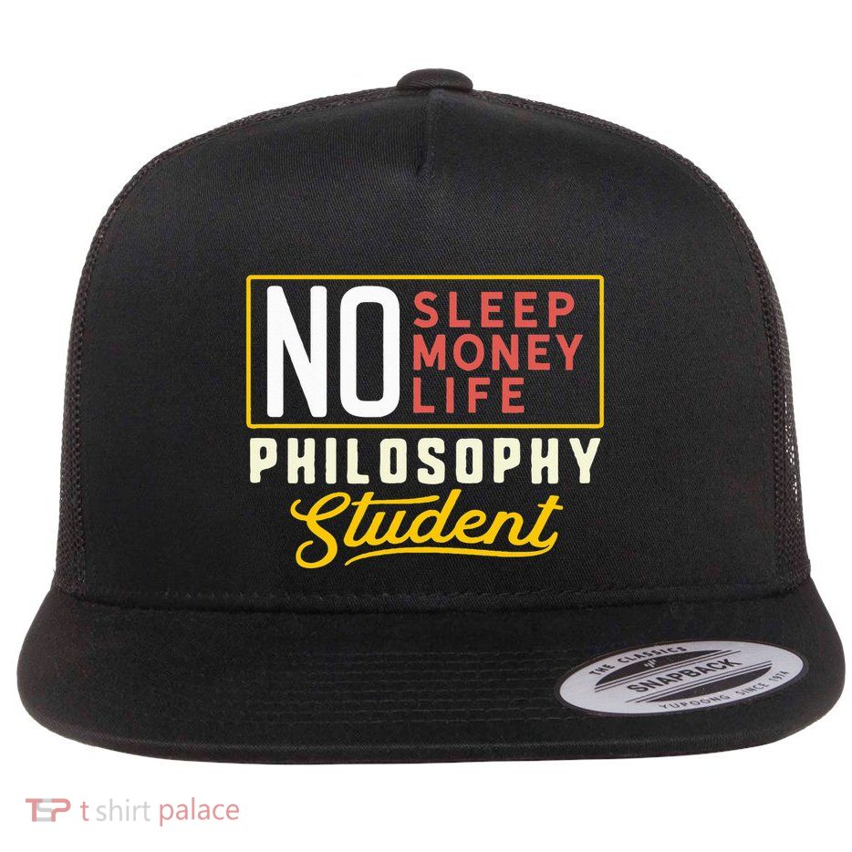 Philosophy Major Student Graduation Gift College Flat Bill Trucker Hat