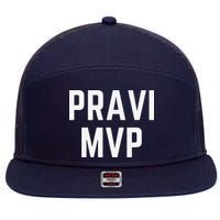 Pravi Mvp Slogan Dallas 7 Panel Mesh Trucker Snapback Hat