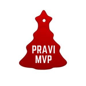 Pravi Mvp Slogan Dallas Ceramic Tree Ornament