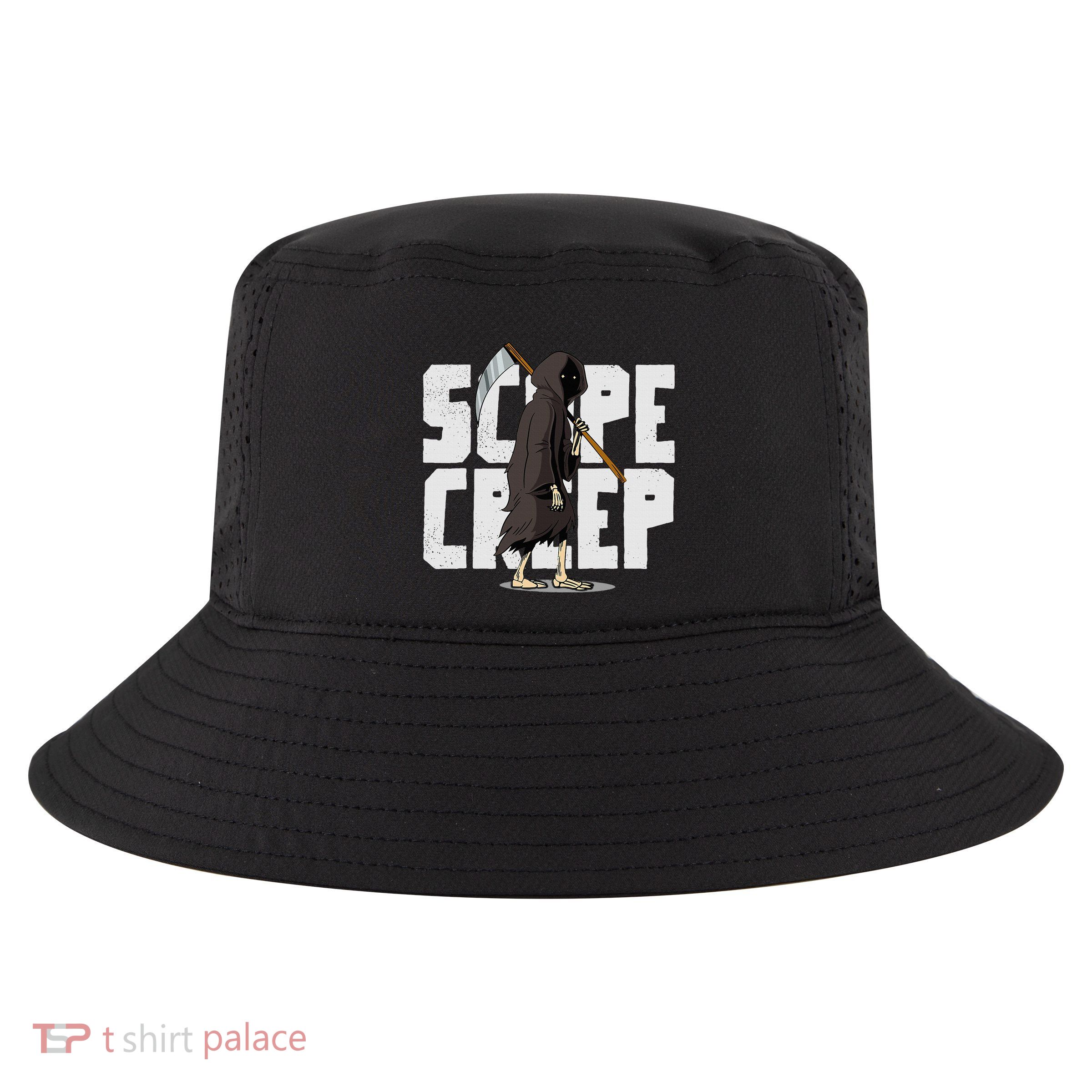 Project Management Scope Creep Halloween Grim Reaper Cool Comfort Performance Bucket Hat