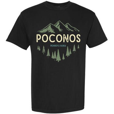 Pocono Mountains Souvenir Poconos Pennsylvania Garment-Dyed Heavyweight T-Shirt