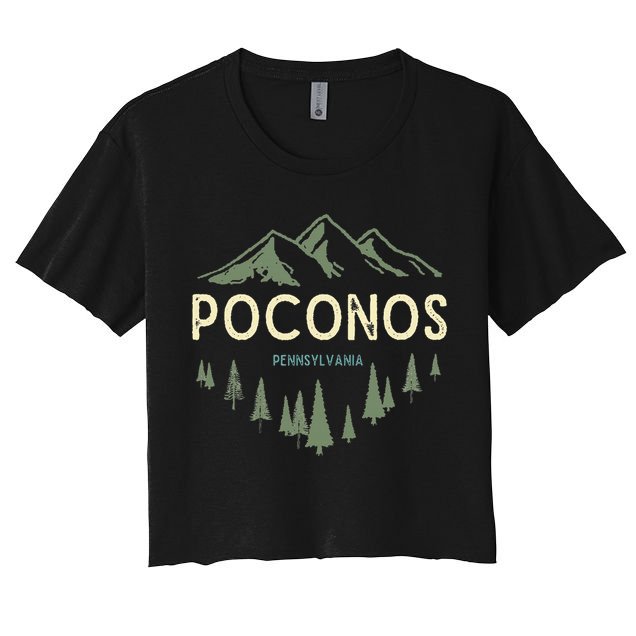 Pocono Mountains Souvenir Poconos Pennsylvania Crop Top