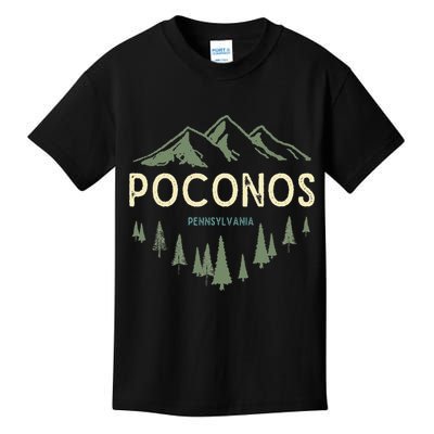 Pocono Mountains Souvenir Poconos Pennsylvania Kids T-Shirt