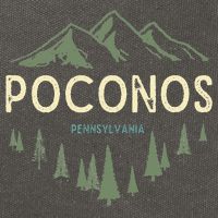 Pocono Mountains Souvenir Poconos Pennsylvania Cotton Canvas Backpack