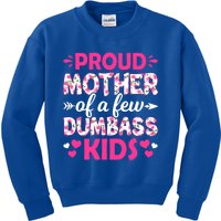 Proud Mother Son Daughter Mothers Day Mommy Mama Mom Gift Kids Sweatshirt