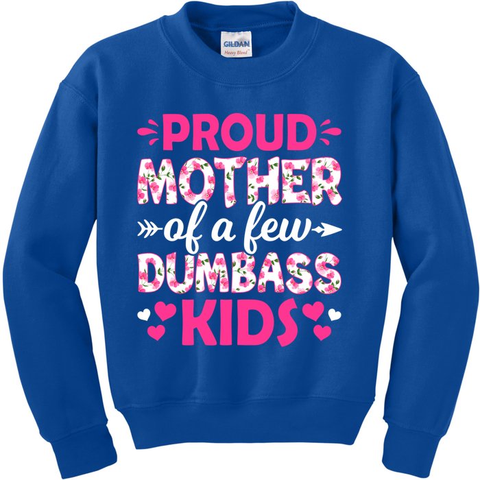 Proud Mother Son Daughter Mothers Day Mommy Mama Mom Gift Kids Sweatshirt