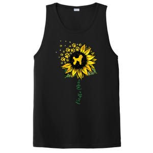 Poodle Mom Sunflower Poodle Lover Gifts Dog Mom Mama PosiCharge Competitor Tank