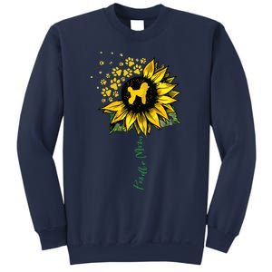 Poodle Mom Sunflower Poodle Lover Gifts Dog Mom Mama Sweatshirt