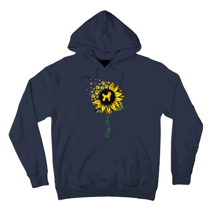 Poodle Mom Sunflower Poodle Lover Gifts Dog Mom Mama Tall Hoodie