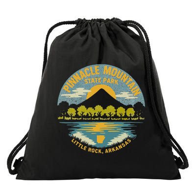 Pinnacle Mountain State Park Little Rock Arkansas Drawstring Bag