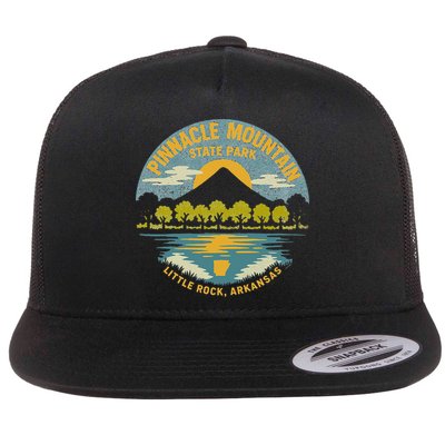 Pinnacle Mountain State Park Little Rock Arkansas Flat Bill Trucker Hat