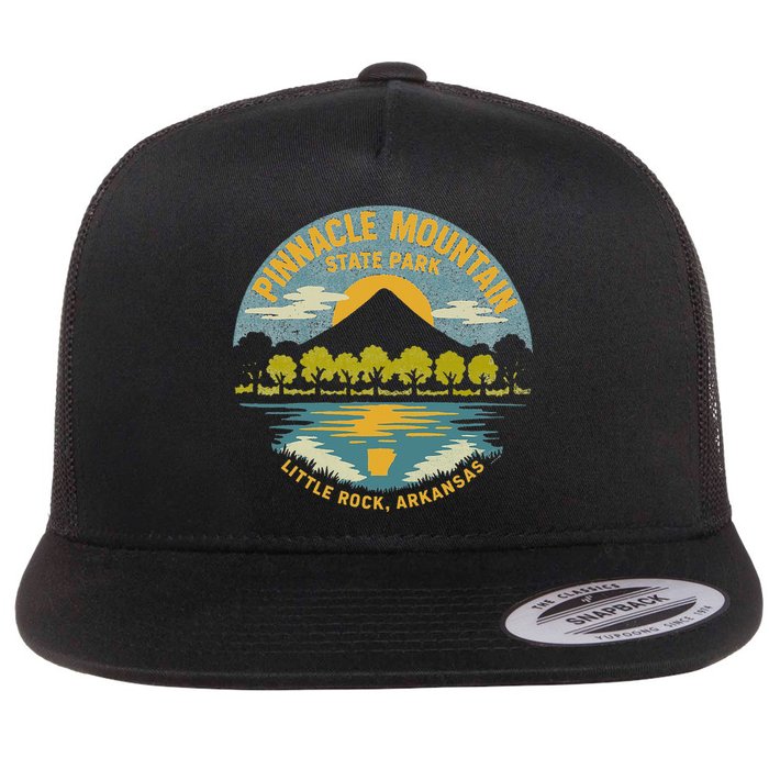 Pinnacle Mountain State Park Little Rock Arkansas Flat Bill Trucker Hat
