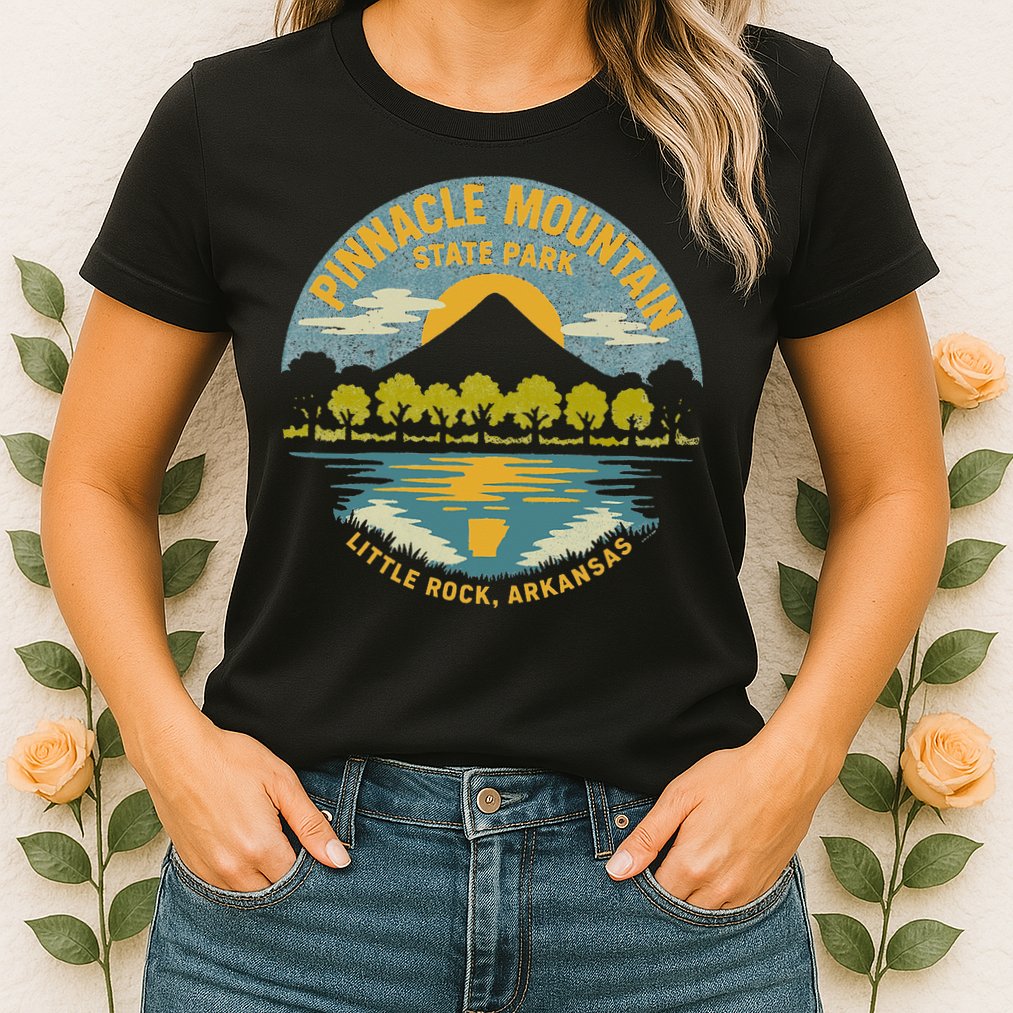 Pinnacle Mountain State Park Little Rock Arkansas Womens T-Shirt