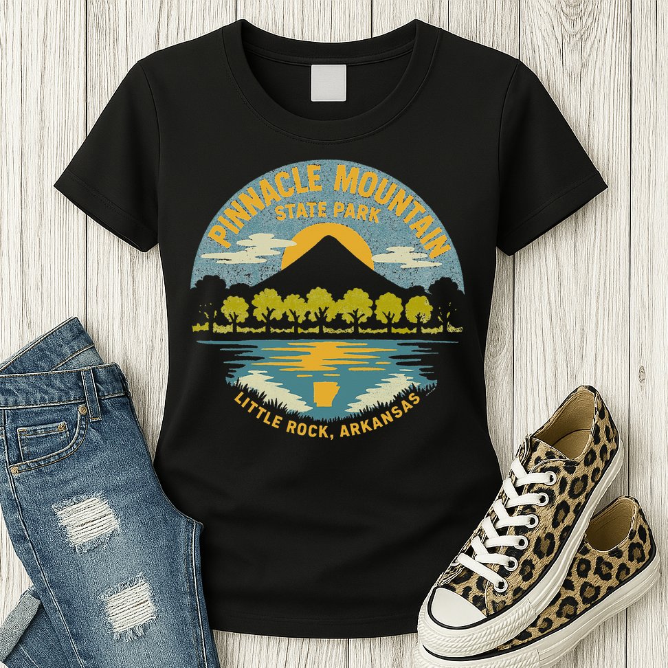Pinnacle Mountain State Park Little Rock Arkansas Womens T-Shirt