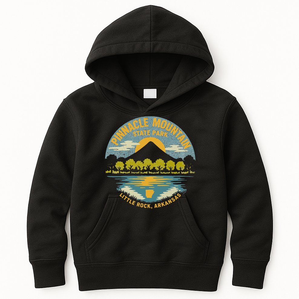 Pinnacle Mountain State Park Little Rock Arkansas Kids Hoodie