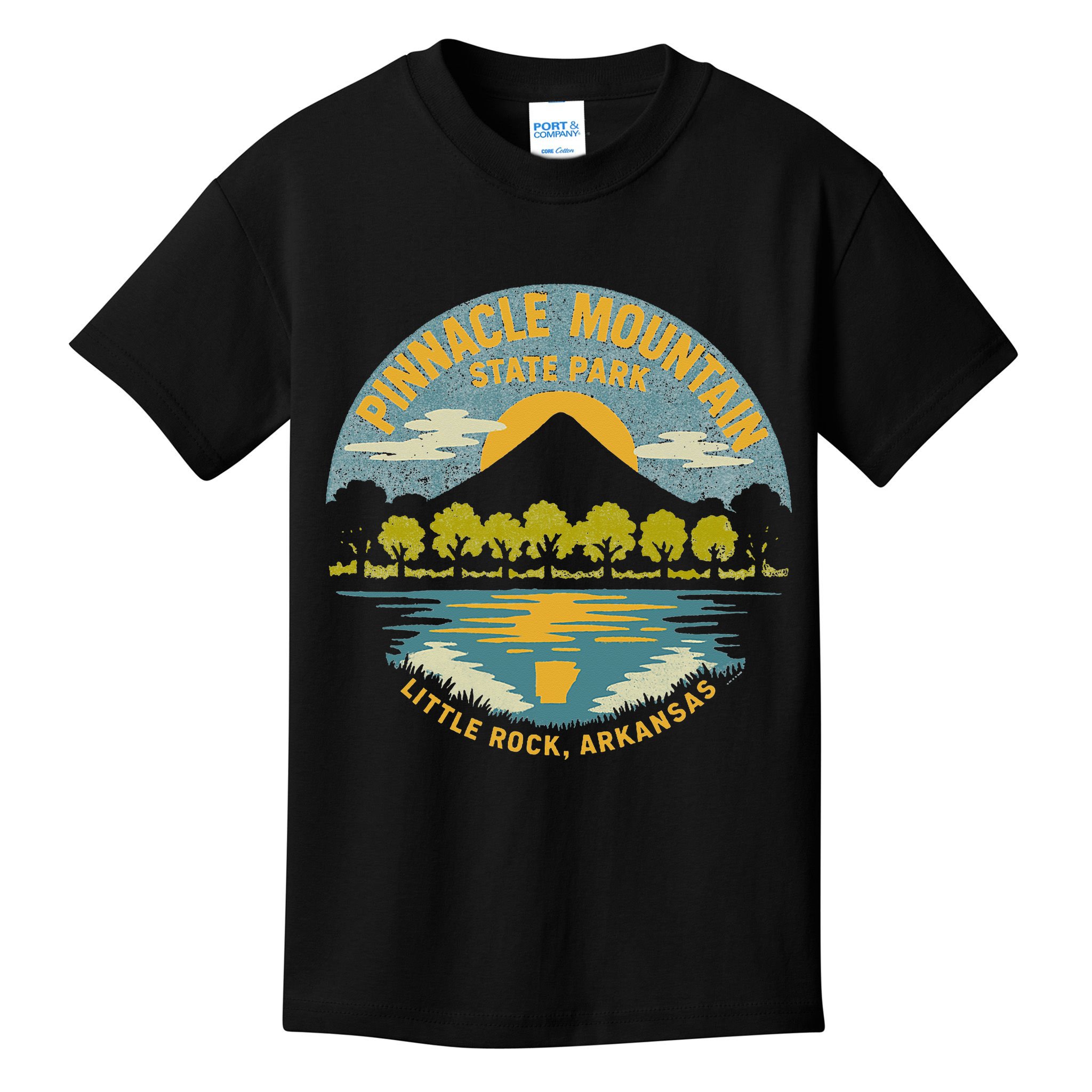 Pinnacle Mountain State Park Little Rock Arkansas Kids T-Shirt