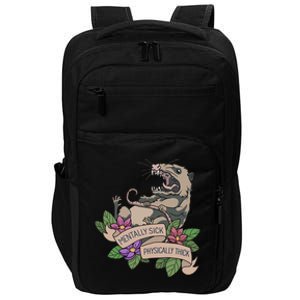 Possum Mentally Sick Physically Thick Impact Tech Backpack