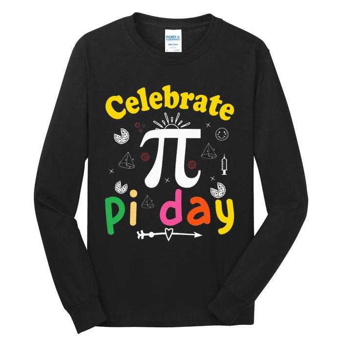 Pi Math Science STEM Gift 3.14 Pi Day Tall Long Sleeve T-Shirt