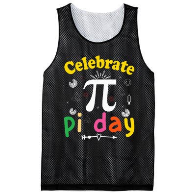 Pi Math Science STEM Gift 3.14 Pi Day Mesh Reversible Basketball Jersey Tank