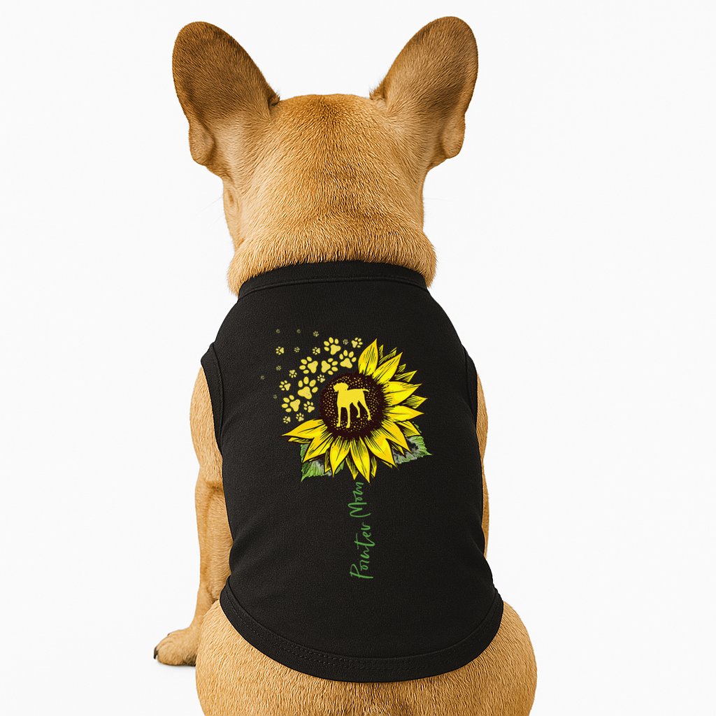 Pointer Mom Sunflower German Shorthaired Pointer Gifts Dog Doggie Tank