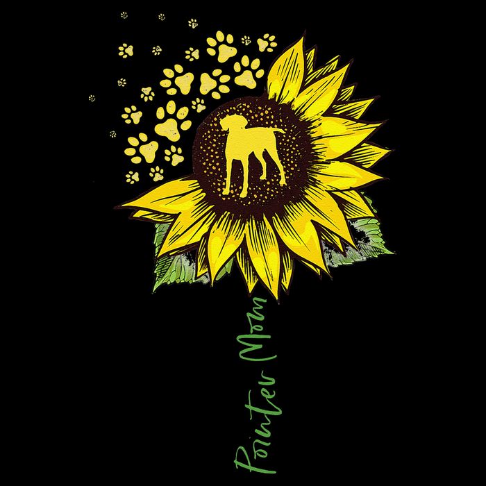Pointer Mom Sunflower German Shorthaired Pointer Gifts Dog Doggie Tank