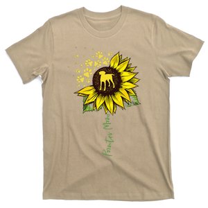 Pointer Mom Sunflower German Shorthaired Pointer Gifts Dog T-Shirt