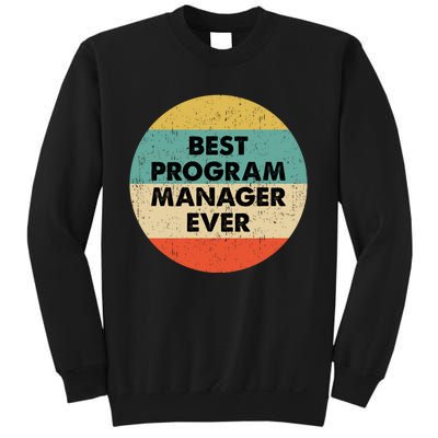 Program Manager Shirt | Best Program Manager Ever Long Sleeve TShirt Sweatshirt